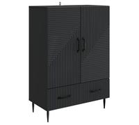 Buffet - bahut - enfilade Vidaxl Buffet avec tiroir Noir 66 x 34,5 x 95 cm Bois d'ingénierie
