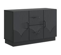 Buffet - bahut - enfilade Vidaxl Buffet avec tiroir Noir 89 x 34,5 x 57 cm Bois d'ingénierie
