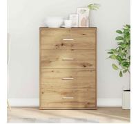 Buffet - bahut - enfilade Vidaxl Buffet Chêne artisanal 60 x 31 x 84 cm Bois d'ingénierie