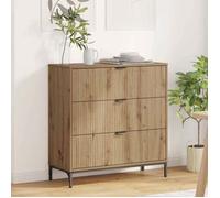 Buffet - bahut - enfilade Vidaxl Buffet Chêne artisanal 79,5 x 33 x 82 cm Bois d'ingénierie
