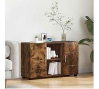 Buffet - bahut - enfilade Vidaxl Buffet Chêne fumé 88,5 x 30,5 x 55,5 cm Bois d'ingénierie