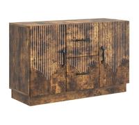 Buffet - bahut - enfilade Vidaxl Buffet Chêne fumé 89 x 34,5 x 57 cm Bois d'ingénierie