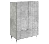 Buffet - bahut - enfilade Vidaxl Buffet Gris béton 66 x 34,5 x 97 cm Bois d'ingénierie