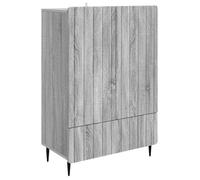 vidaXL Buffet Sonoma Gris 66 x 34,5 x 97 cm Bois d'ingénierie, Buffet élégant, Rangement spacieux, Meuble Pratique, Design Contemporain, Cabinet Fonctionnel, Organisation Efficace
