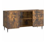 Buffet - bahut - enfilade Vidaxl Meuble TV Chêne fumé 102 x 34,5 x 52 cm Bois d'ingénierie