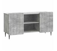 Buffet - bahut - enfilade Vidaxl Meuble TV Gris béton 102 x 34,5 x 52 cm Bois d'ingénierie