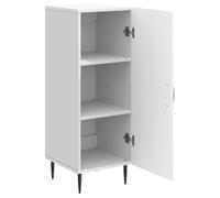 Buffet bahut - vidaXL - bois d'ingénierie - blanc - 1 porte - avec poignées - grand rangement - 33 x 34 5 x 89 5 cm 17ntv98m