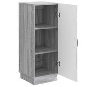 Buffet bahut - vidaXL - bois d'ingénierie - sonoma gris - 1 porte - 33 x 34,5 x 87 cm 45kne20y