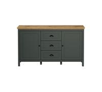 Buffet bas 2 portes 3 tiroirs L146 cm 146 cm X 45 cm X 86 cm STANTON WO