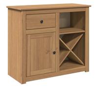 Buffet bas,armoire commode Buffet avec tiroir Panama 93x40x80cm bois massif de pin 8204445 FrenchDays