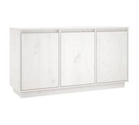 Buffet bas,armoire commode Buffet Blanc 111x34x60cm Bois massif de pin 7402173 FrenchDays