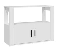 Buffet bas,armoire commode Buffet Blanc 80x30x60cm Bois d'ingénierie 7475829 FrenchDays