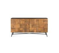 Buffet Bas - Bois de Manguier - Finition Naturelle - Design Moderne - 170 cm