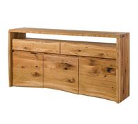 Buffet bas Chêne sauvage natur huilé massif 191x45x cm (BxTxH) bois massif PURE OAK #102