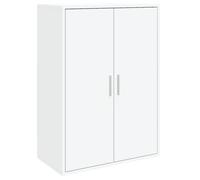 Buffet bas contemporain - vidaxl - Blanc - 60x31x84 cm - Bois d'ingénierie - Porte(s) et tiroir(s) - A poser au sol