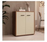 Buffet Bas - DESIGN AMEUBLEMENT - Lander L2 - 2 Portes - Mélamine - Style Contemporain