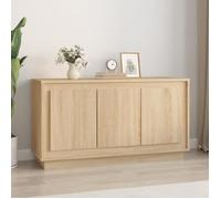 Buffet bas - ESTINK - KO7167 - Chêne sonoma - Bois d'ingénierie - 102x35x55 cm