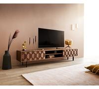 Buffet bas Fevo 200 cm acacia marron 2 portes Pied-L