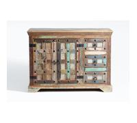 Buffet bas - Giner y Colomer - Bois recyclé - Multicolore - 2 portes, 3 tiroirs