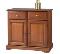 ACTUAL DIFFUSION 6757 Alsace Buffet Bas avec 2 Portes/2 Tiroirs Bois 41 x 82 x 77 cm