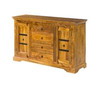 Buffet bas OXFORD #0513 brun 150x45x cm (BxTxH) bois massif