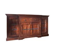 Buffet bas OXFORD #902 brun foncé 160x45x85 cm (BxTxH) bois massif