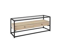 Buffet bas style industriel Bois clair industriel, Chêne Sonoma