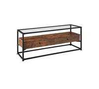 Buffet bas style industriel Bois foncé industriel, rustique