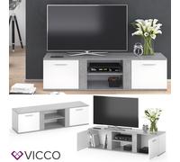 Buffet bas TV Meuble TV Meuble TV Novelli béton blanc Vicco
