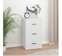 Buffet bas - VIDAXL - 40x33x70 cm - Bois d'ingénierie - Couleur blanche - Petit meuble complément