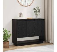 vidaXL Buffet Chêne noir 97 x 29 x 75 cm Bois d'ingénierie