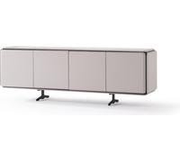 Buffet beige en bois moderne, espace de rangement élégant et raffiné