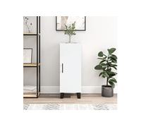 vidaXL Buffet blanc 34,5x34x90 cm bois d'ingénierie