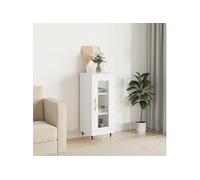 Buffet blanc 34,5x34x90 cm bois d'ingénierie828772