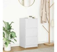 vidaXL Buffet Blanc 37,5x35x76 cm Bois d'ingénierie