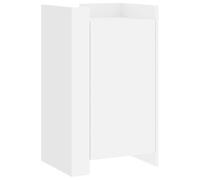 Buffet blanc 45x35x75 cm bois d ingénierie