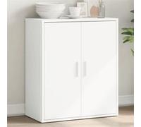 vidaXL Buffet Blanc 60x31x70 cm Bois d'ingénierie, Armoire de Rangement, Meuble d'entrée, Meuble d'appoint, Meuble de Rangement de Cuisine