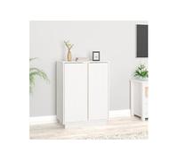 814490 vidaXL Buffet Blanc 60x35x80 cm Bois massif de pin