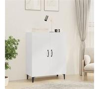 vidaXL Buffet 70x34x90 cm Blanc – Bois d'ingénierie