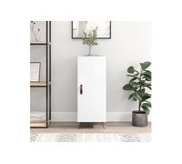 vidaXL Buffet - Blanc brillant