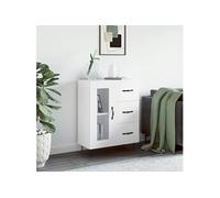 vidaXL Buffet Blanc Brillant