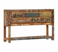 vidaXL Buffet Bois de récupération solide 120x30x75 cm Multicolore