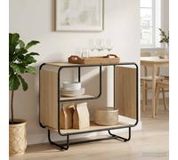 Buffet Bois d'ingénierie de cuisine meuble ouvert étagère sans porte vidaXL vida