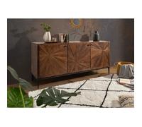 Buffet - Bois massif de manguier laqué (Brun) - STILMÖBEL 110