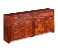 Buffet Bois massif de Sesham 160 x 35 x 75 cm Brun