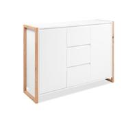 Buffet Chene artisan 2 portes 3 tiroirs 120 40 88 cm