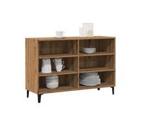 vidaXL Buffet chêne artisanal 856453, 103,5x35x70 cm bois d'ingénierie