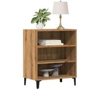 Buffet chêne artisanal 57x35x75 cm bois d ingénierie G
