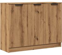 Buffet chêne artisanal 90,5x30x70 cm bois d'ingénierie