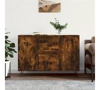 Buffet chêne fumé 104x35x70 cm bois d ingénierie Marron G